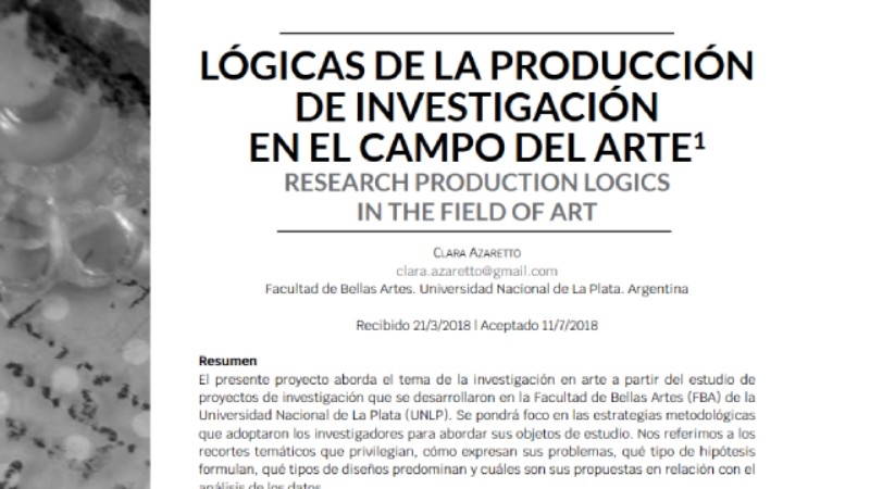 Portada del artículo