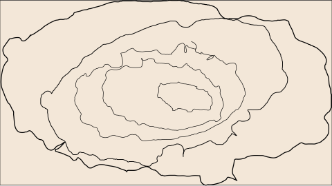 Abstract image depicting irrecular circles, representing the idea of planes of resonance